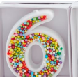 Number Birthday Candles - White Farmhouse Flowers