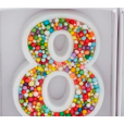 Number Birthday Candles - White Farmhouse Flowers