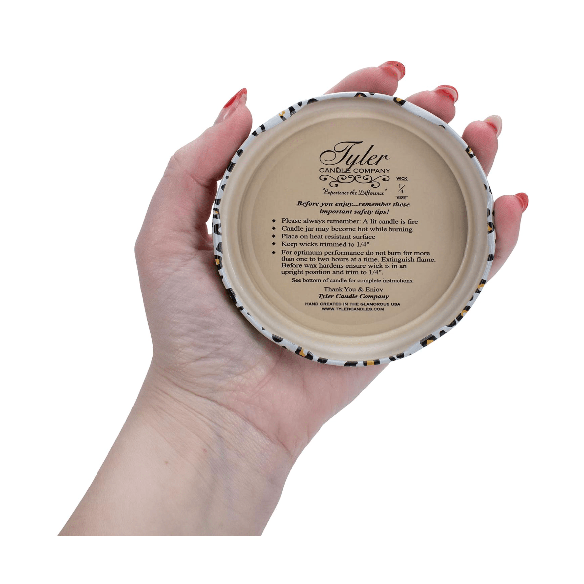 Orange Vanilla Candle by Tyler Candle Company - White Farmhouse Flowers