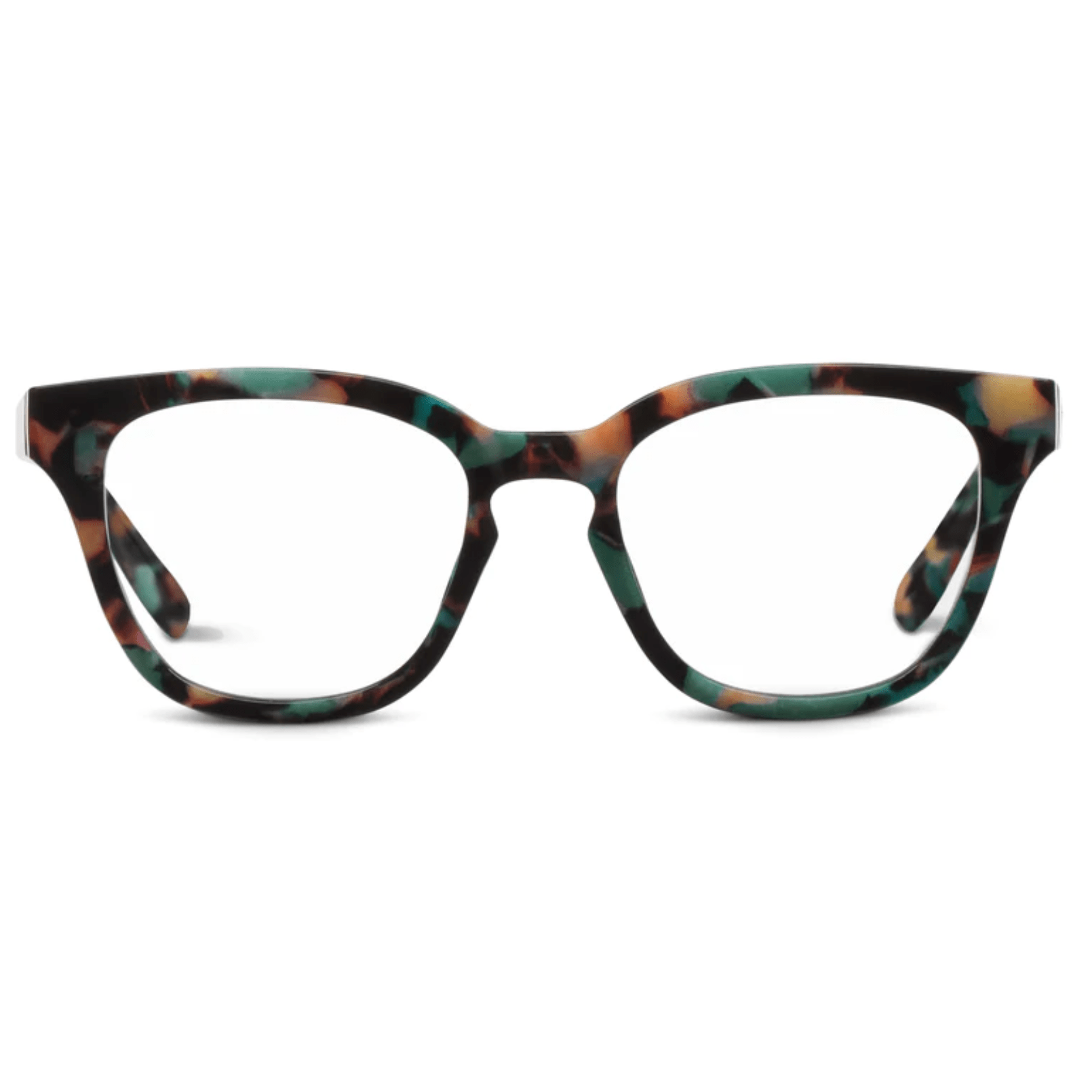 Peepers - Betsy Teal Botanico Reading Glasses - White Farmhouse Flowers