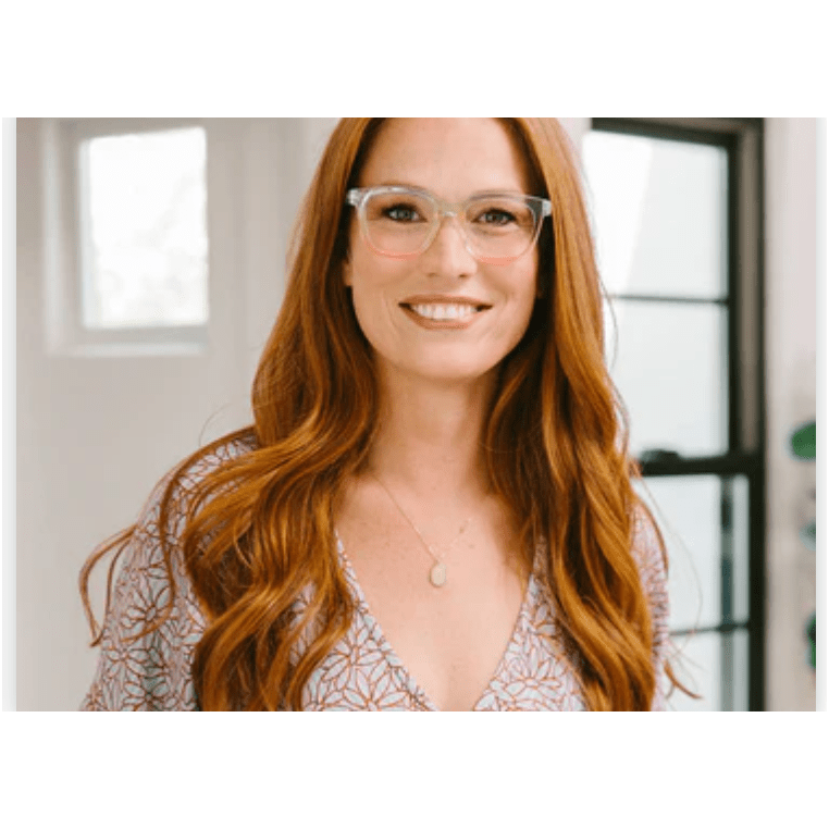 Peepers Clear Horizon - Mint/Pink Reading Glasses - White Farmhouse Flowers