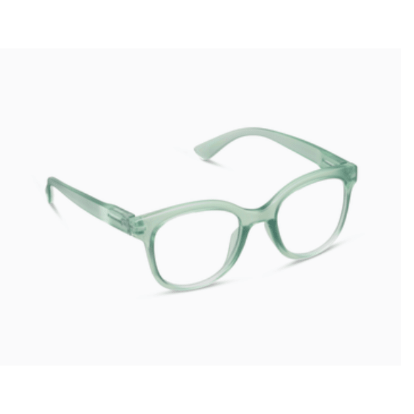Peepers Grandview Light Green Reading Glasses - White Farmhouse Flowers
