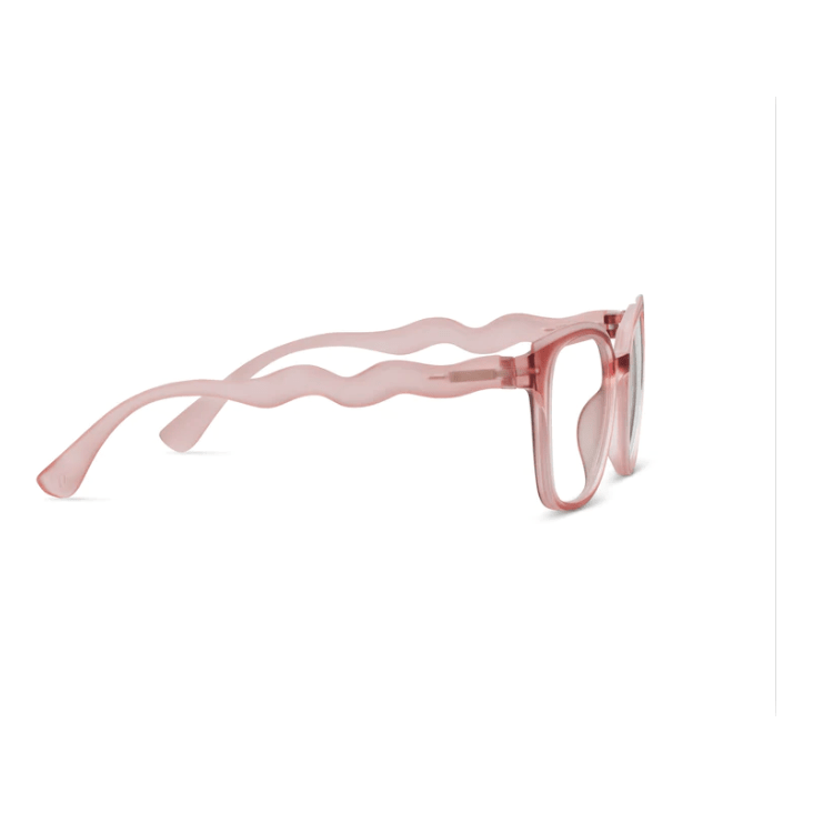 Peepers If You Say So - Pink Reading Glasses - White Farmhouse Flowers
