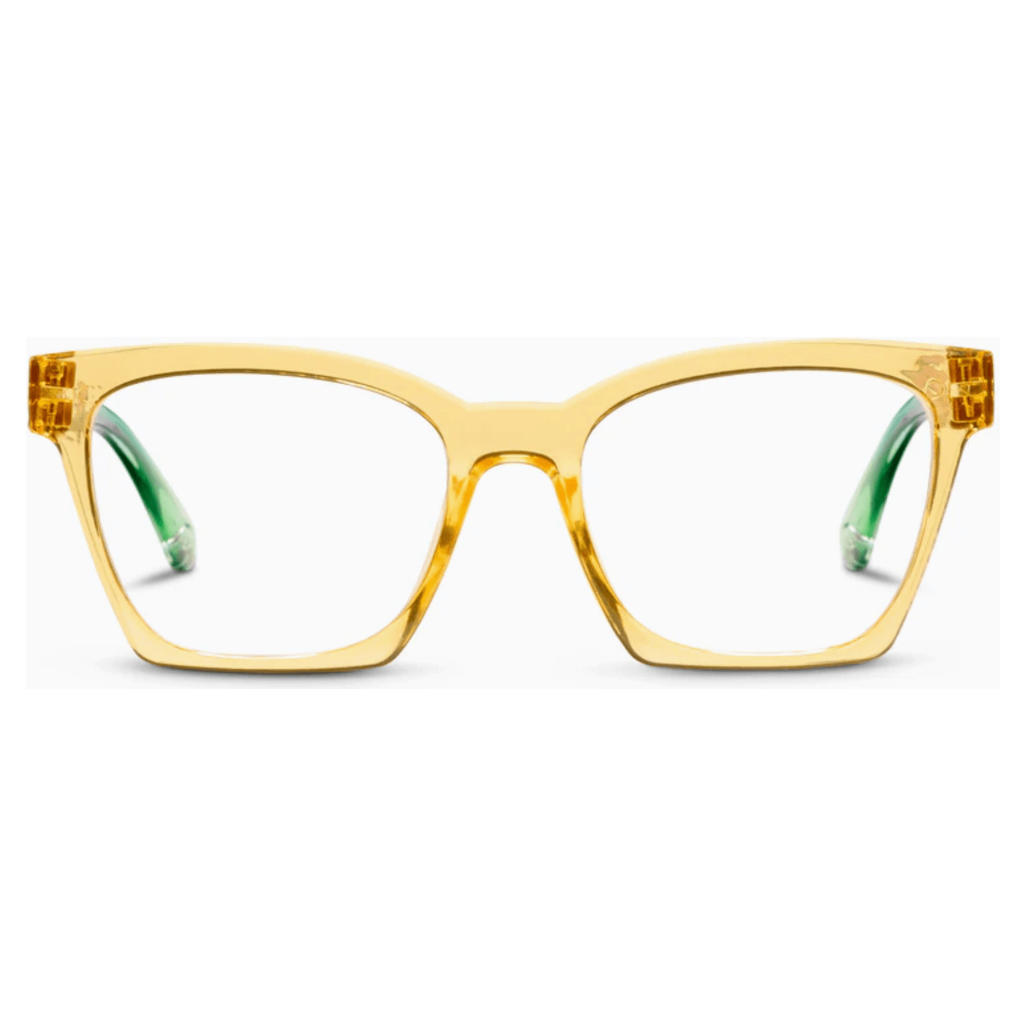 Peepers Maisie - Yellow/Ombre Reading Glasses - White Farmhouse Flowers