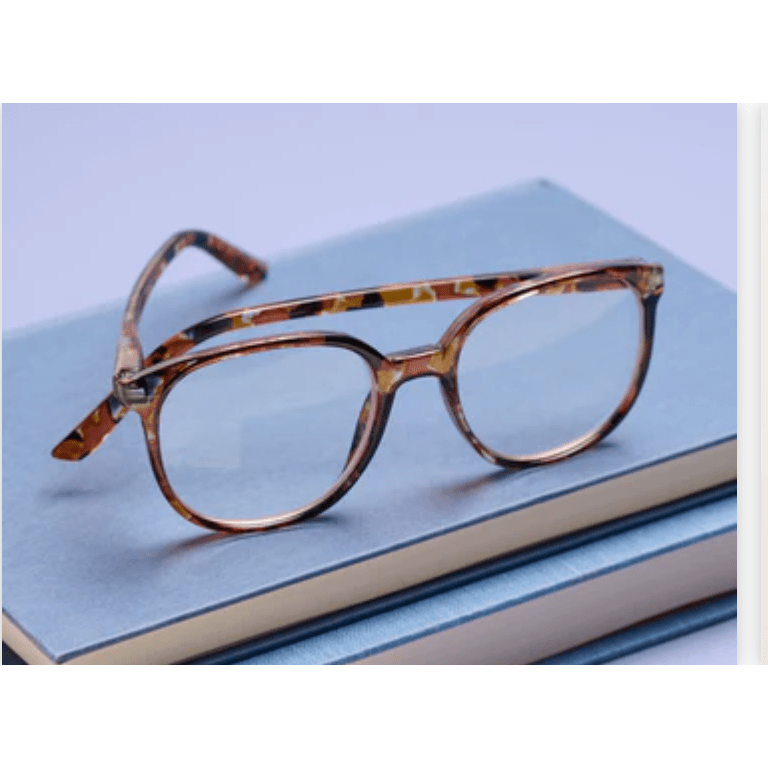 Peepers Manifest - Spice Quartz Reading Glasses - White Farmhouse Flowers