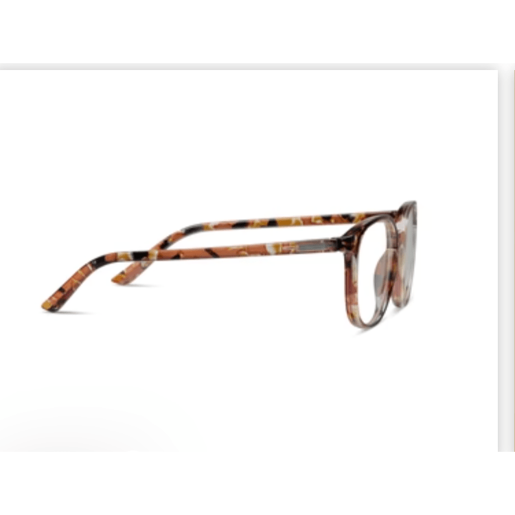 Peepers Manifest - Spice Quartz Reading Glasses - White Farmhouse Flowers