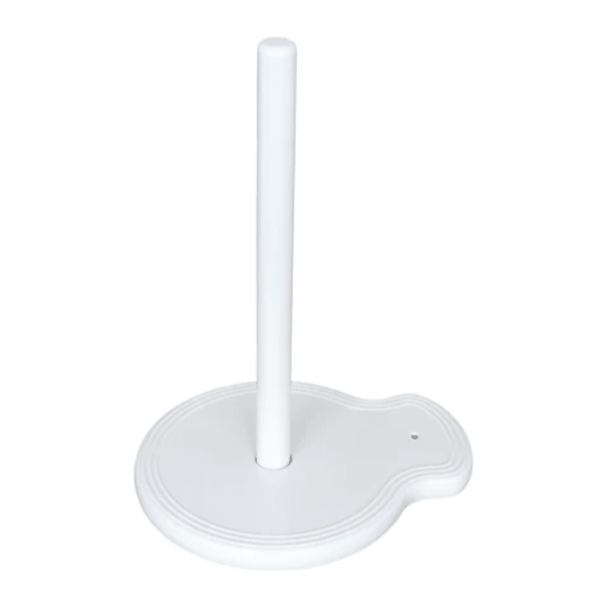 Pinstripes Melamine Paper Towel Holder - White Farmhouse Flowers