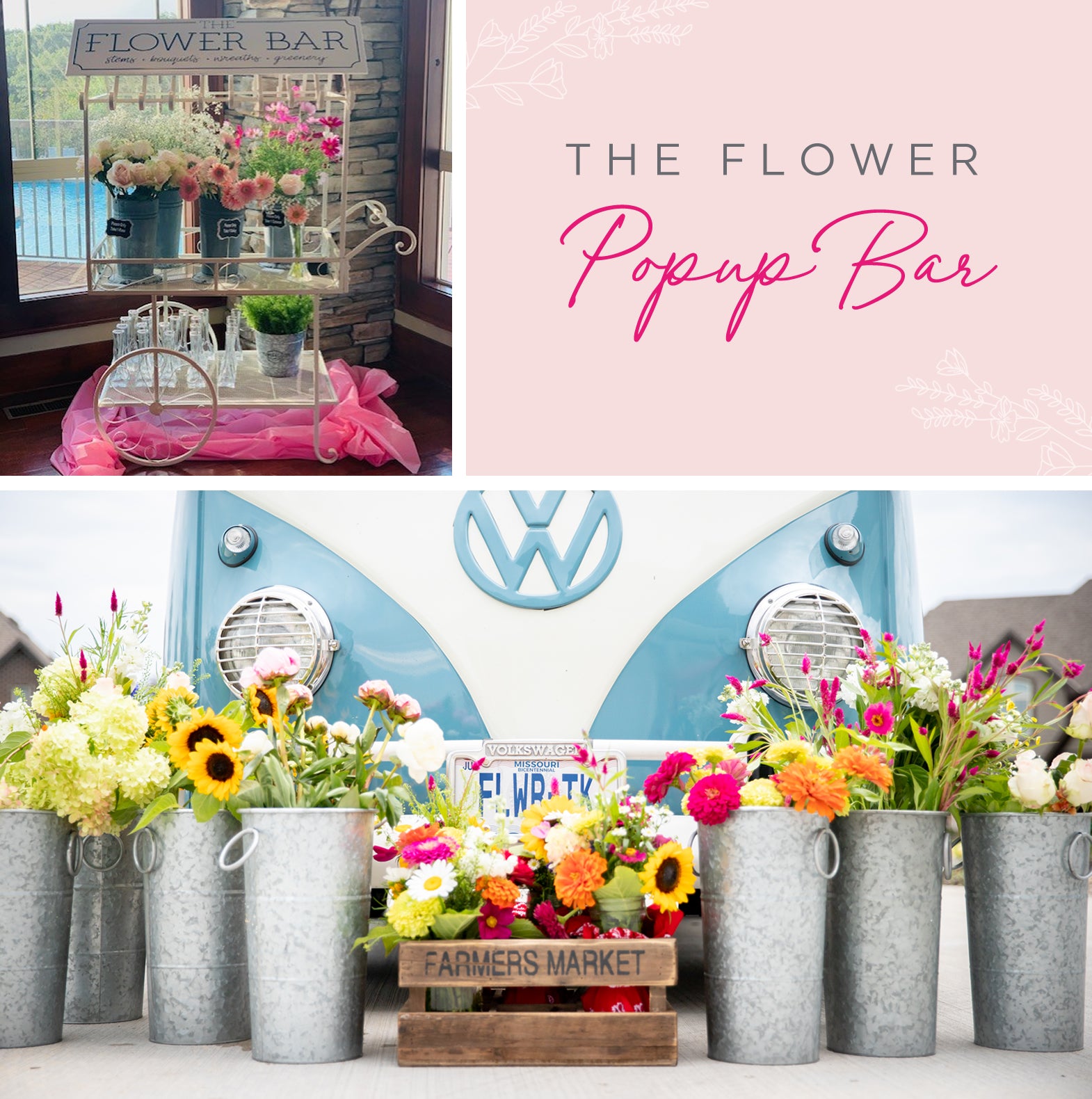 Rent Our Pop-up Flower Bar