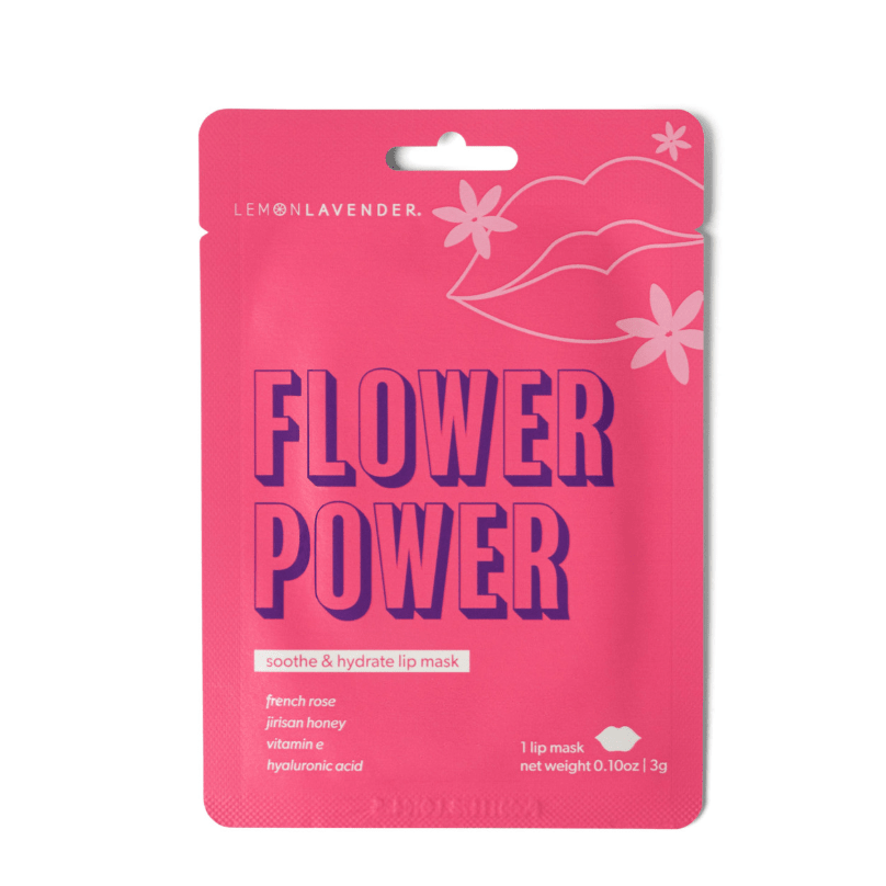 Pucker Up Hydrogel Lip Mask - White Farmhouse Flowers