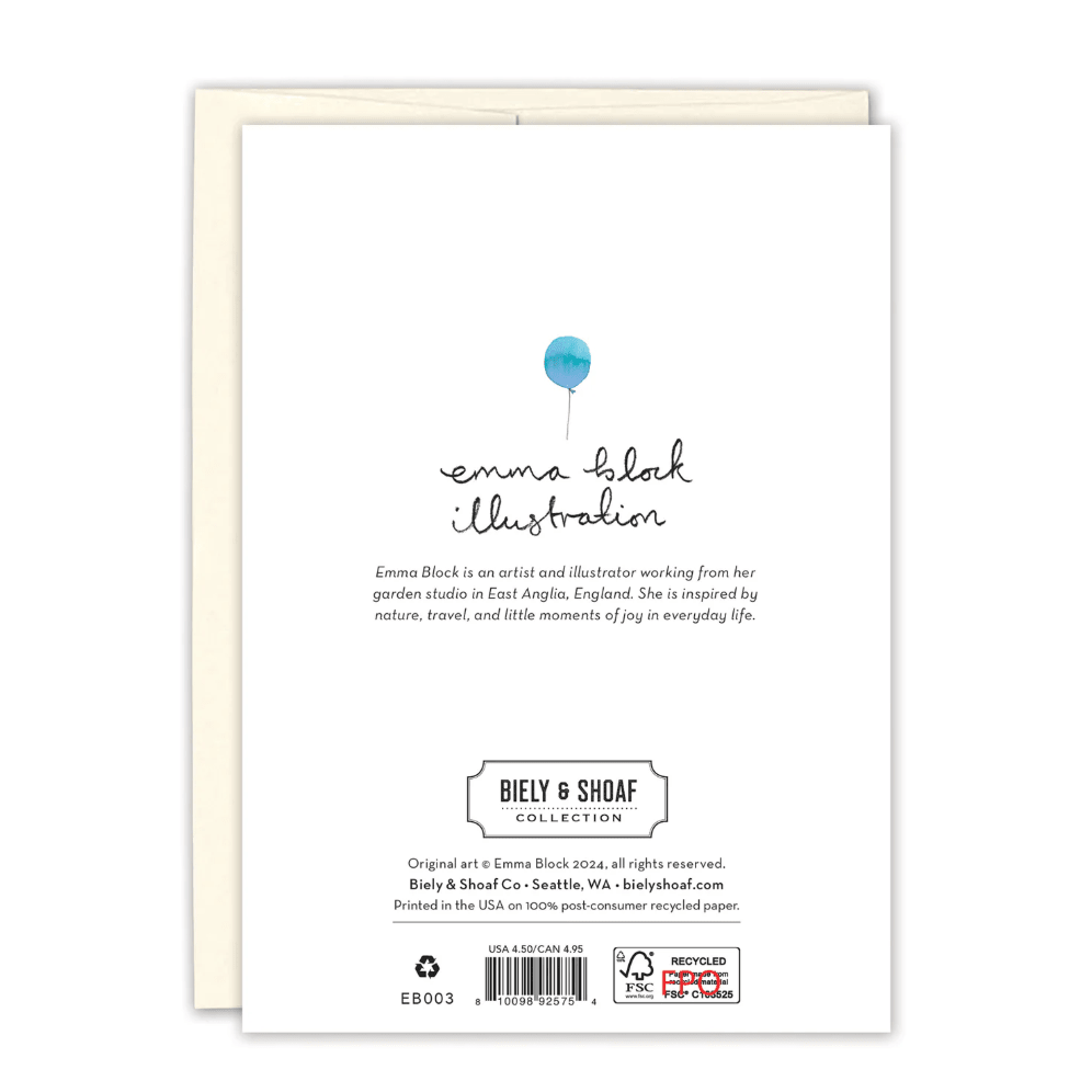 Pup Party Birthday Card EB003 - White Farmhouse Flowers