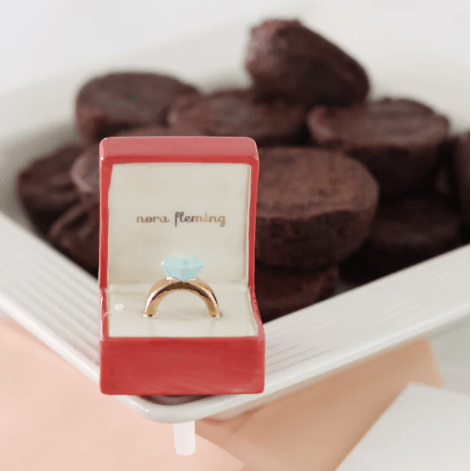 Put A Ring On It, Mini - White Farmhouse Flowers