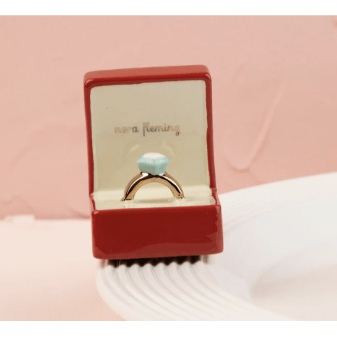 Put A Ring On It, Mini - White Farmhouse Flowers