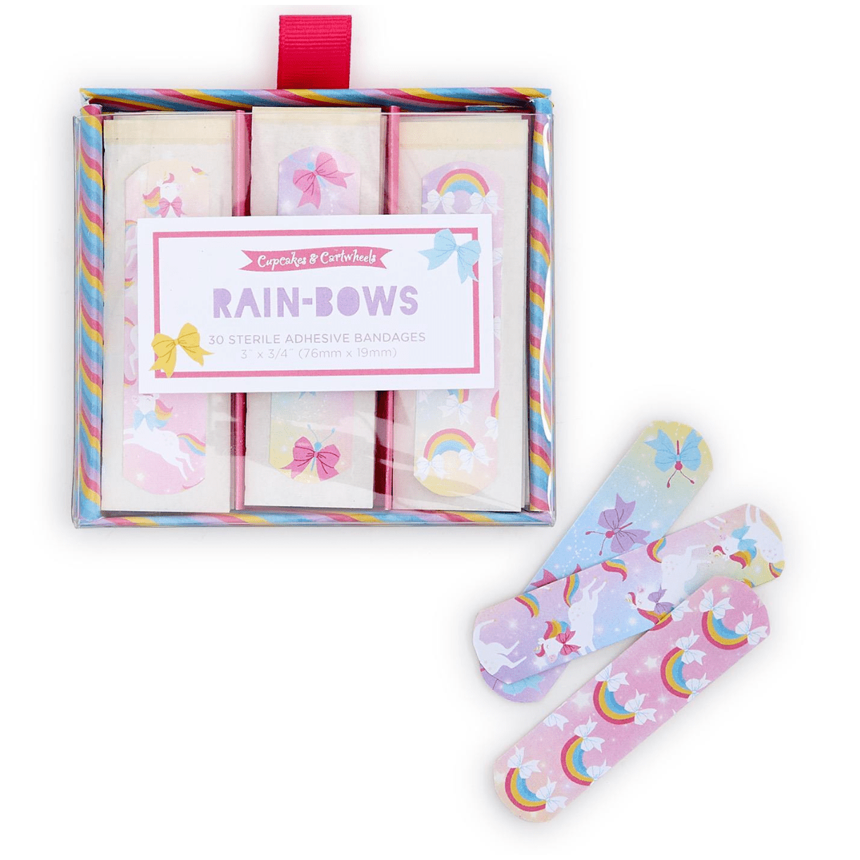 Rain - Bows Bandages in Gift Box - White Farmhouse Flowers