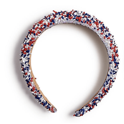 Red Sprinkles Headband - White Farmhouse Flowers