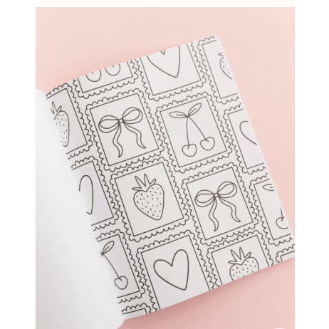 Rom Com Coloring Book - White Farmhouse Flowers