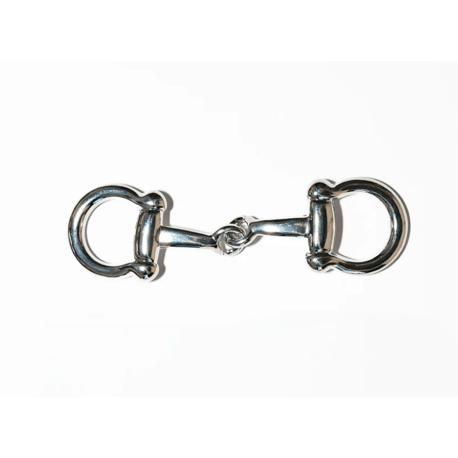 Silver Accessory Scarf Buckle - White Farmhouse Flowers