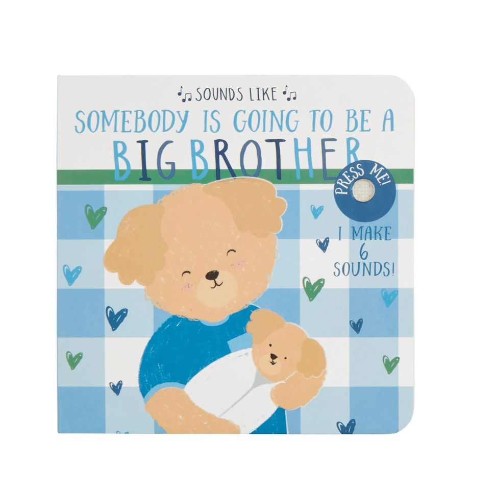 Somebody is Going to be a Big Brother Book - White Farmhouse Flowers