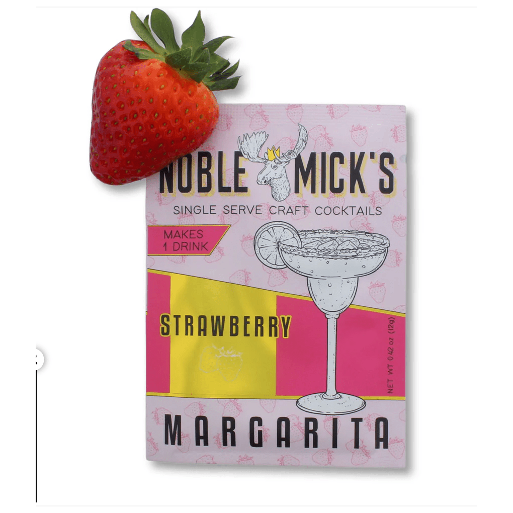 Strawberry Margarita Mix Single Serve – Cocktail Gift Parkville MO - White Farmhouse Flowers