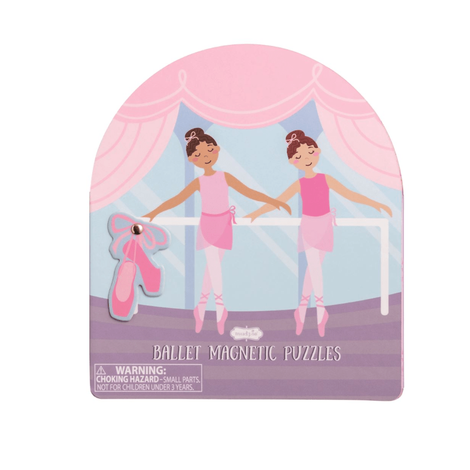 Studio Ballet Magnetic Puzzle Book - White Farmhouse Flowers