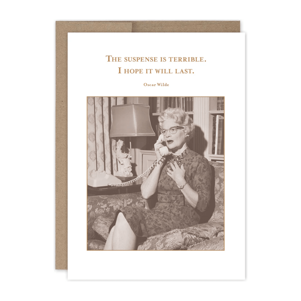 Suspense Birthday Card - SM782 - White Farmhouse Flowers