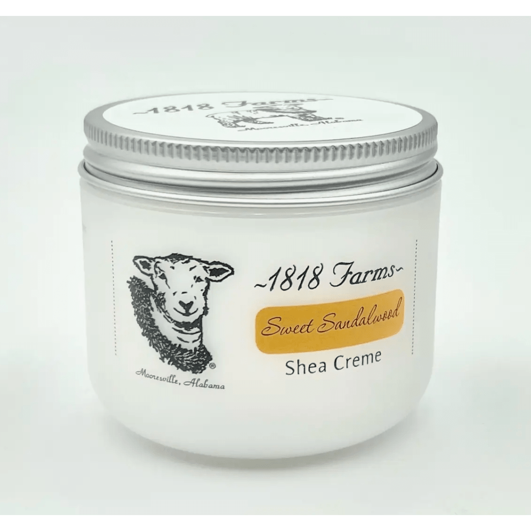 Sweet Sandalwood Shea Creme 4oz - White Farmhouse Flowers