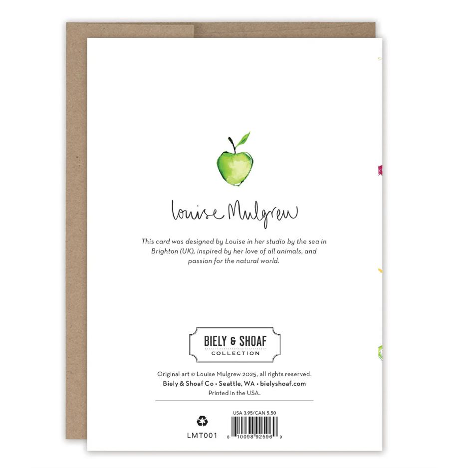 Thank You Teacher Card LMT001 - White Farmhouse Flowers