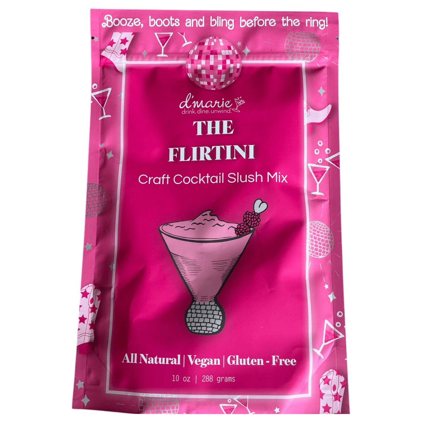 The Flirtini Craft Cocktail Slush Mix - White Farmhouse Flowers