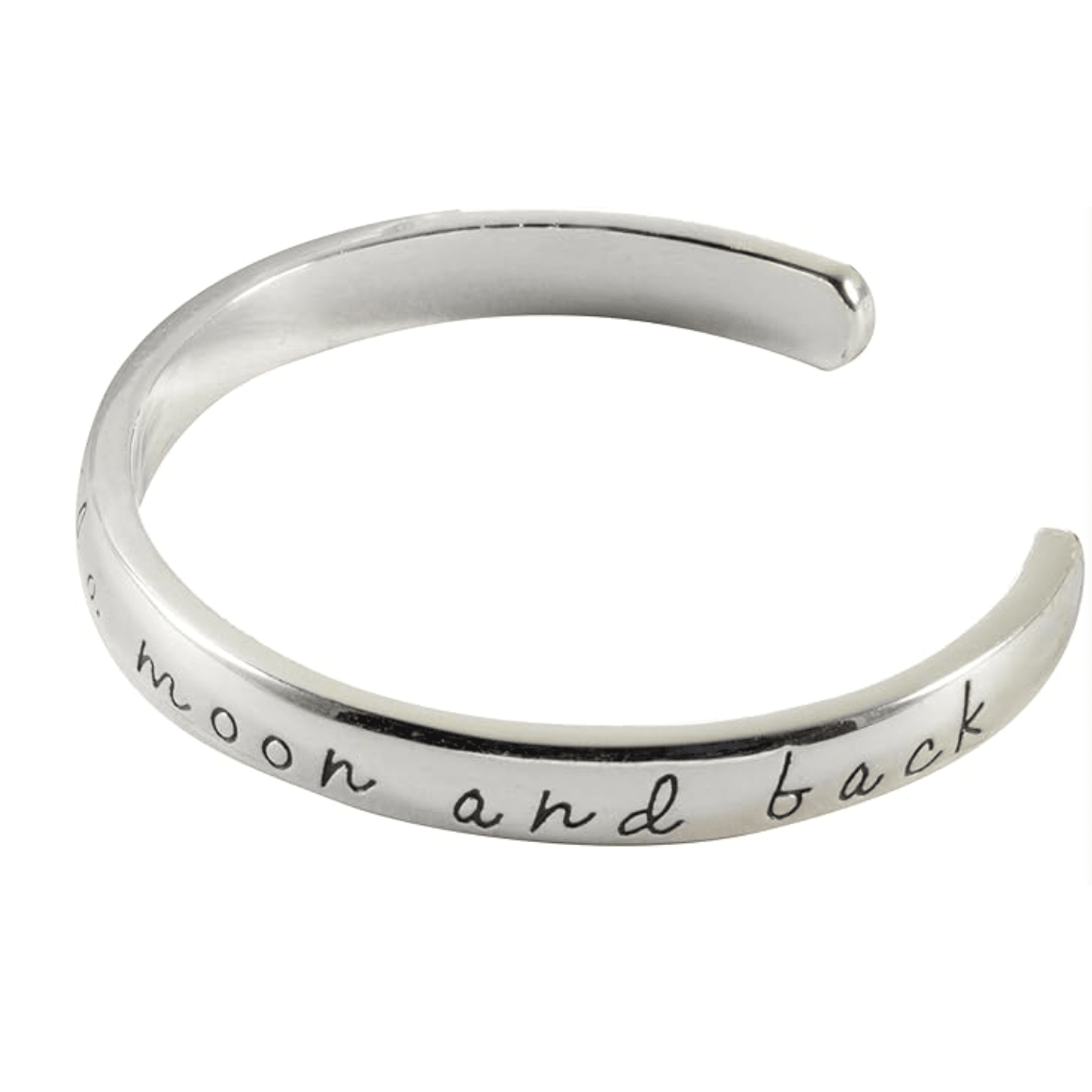 To the Moon Baby Bangle - White Farmhouse Flowers
