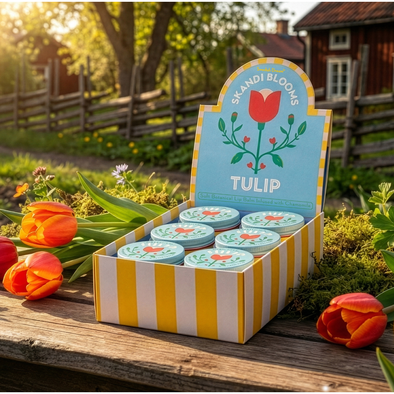 Tulip Lip Balm - White Farmhouse Flowers