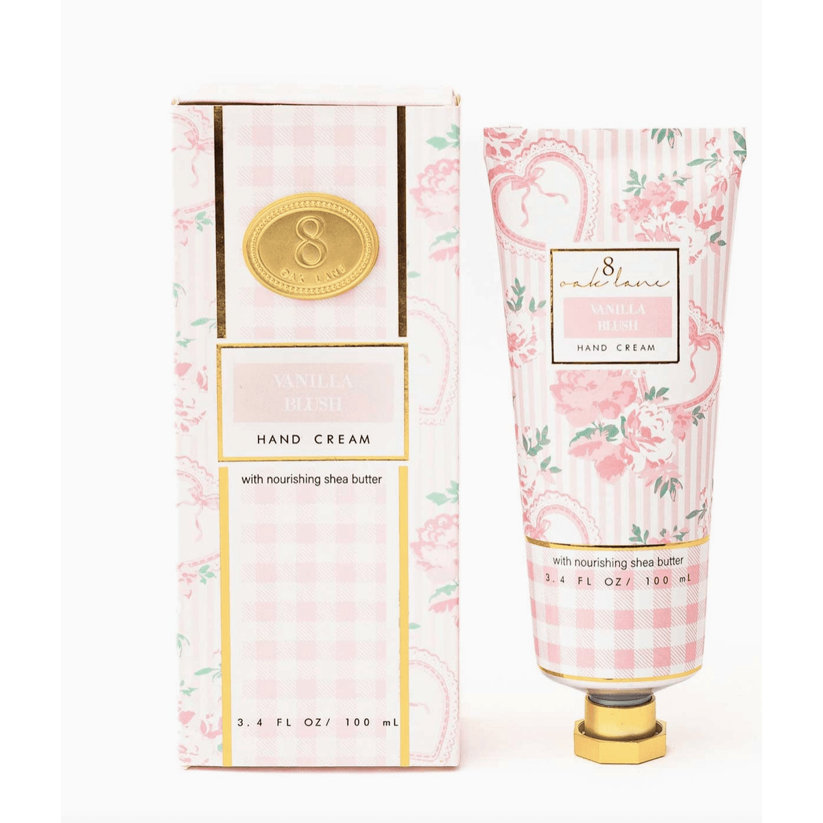 Vanilla Blush 100mg Boxed Hand Cream - White Farmhouse Flowers