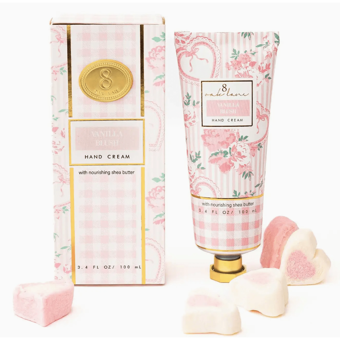 Vanilla Blush 100mg Boxed Hand Cream - White Farmhouse Flowers