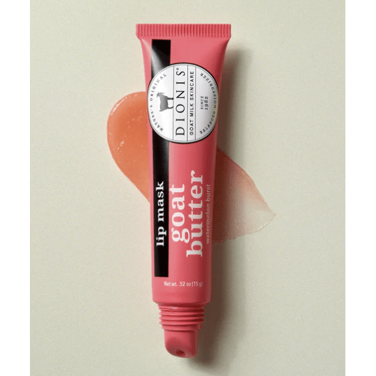 Watermelon Burst Goat Butter Moisturizing Lip Mask - White Farmhouse Flowers