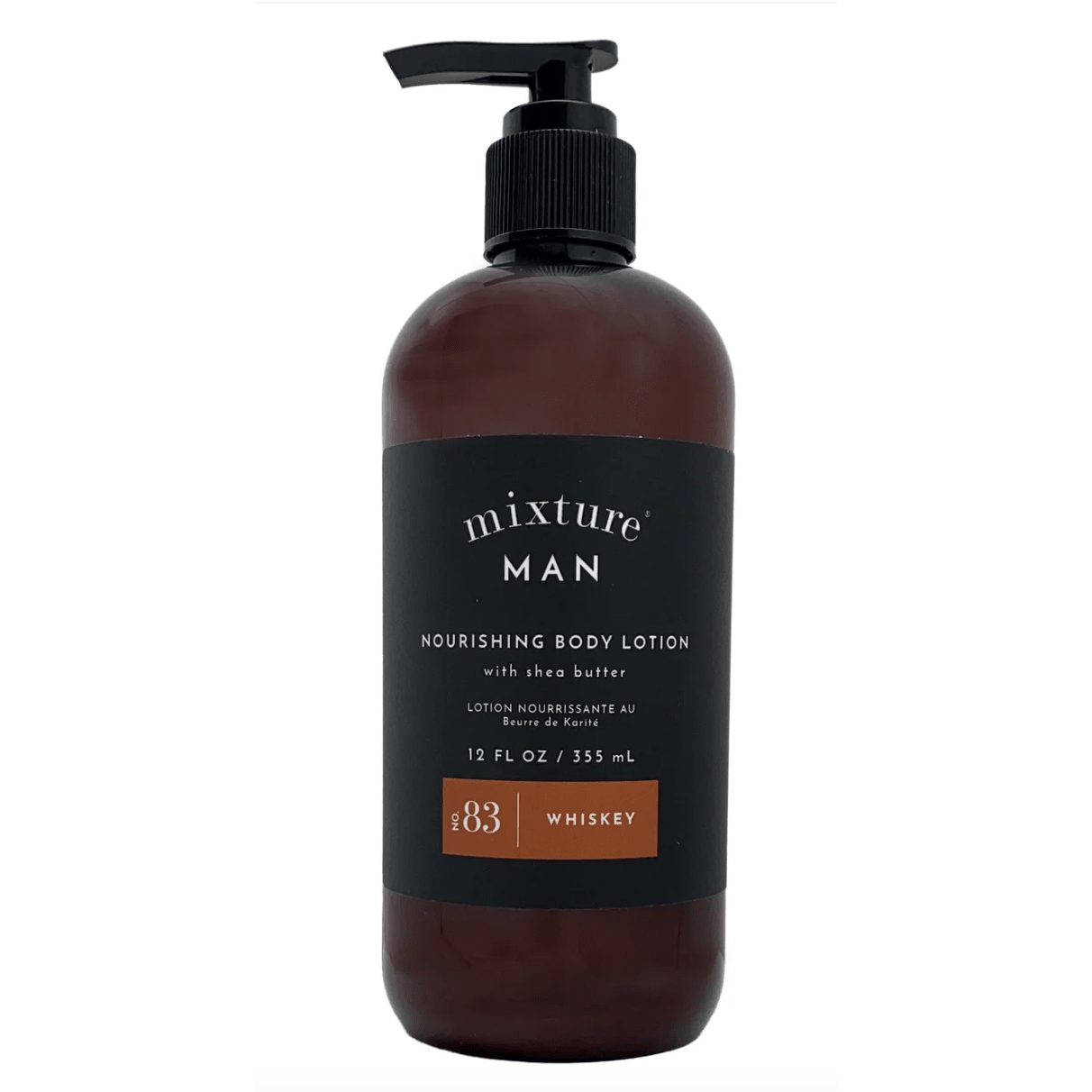 Whiskey Mixture Man Body Lotion - White Farmhouse Flowers