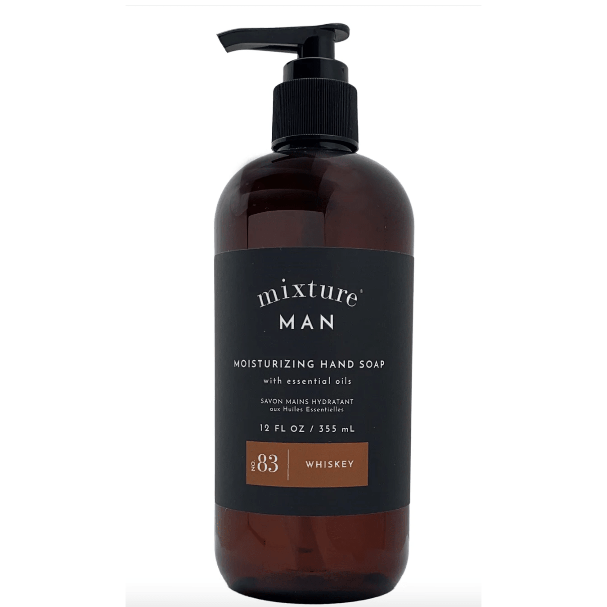 Whiskey Mixture Man Liquid Hand Soap - White Farmhouse Flowers