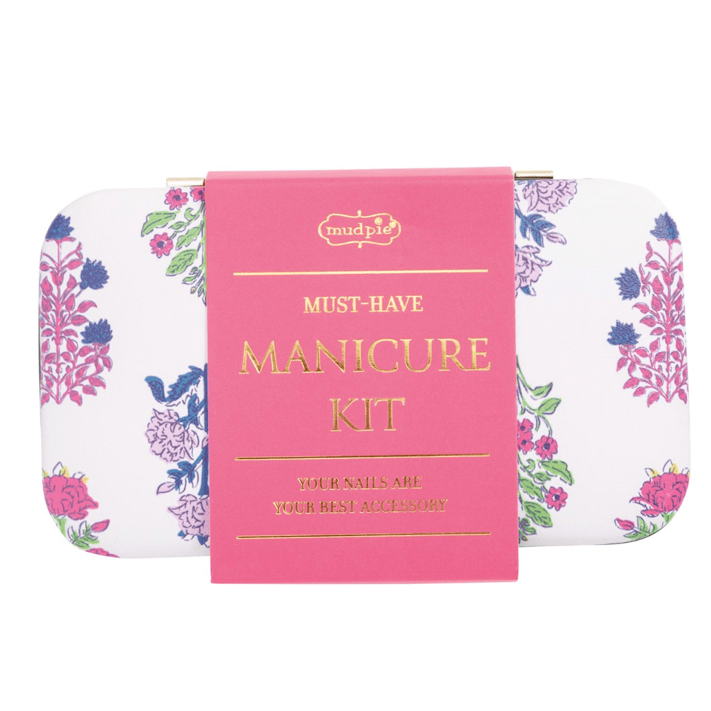 White Manicure Kit - White Farmhouse Flowers