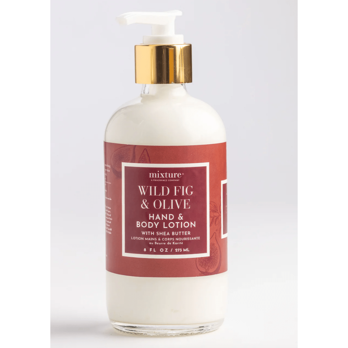 Wild Fig and Olive Hand and Body Shea Lotion - White Farmhouse Flowers