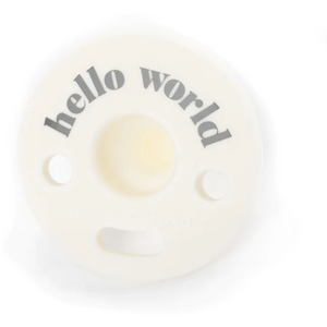 Hello World Bubbi Pacifier