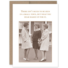 Small Town Birthday Card SM700.