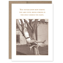 Being Strong Encouragement Card SM720.