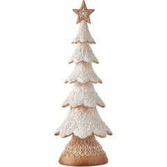 White Icing Gingerbread Tree.