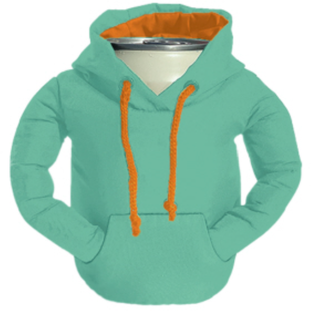 Seafoam & Apricot