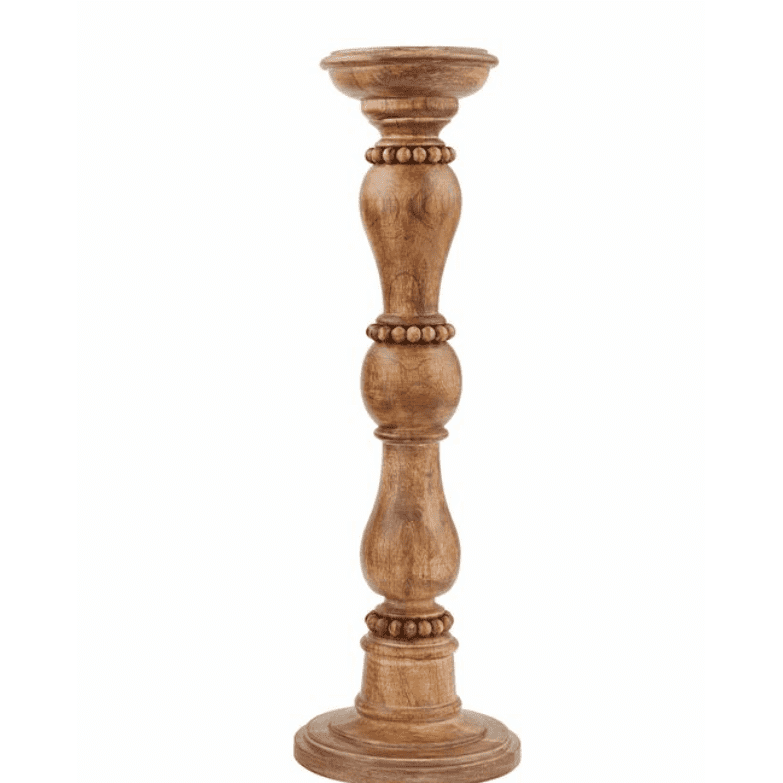 Medium Beaded Candlestick
