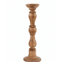 Medium Beaded Candlestick