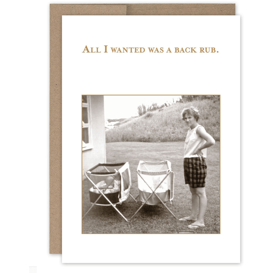 All I wanted - What a Hoot card SM483 - White Farmhouse Flowers
