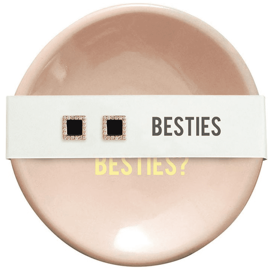 Besties Dish & Earrings.