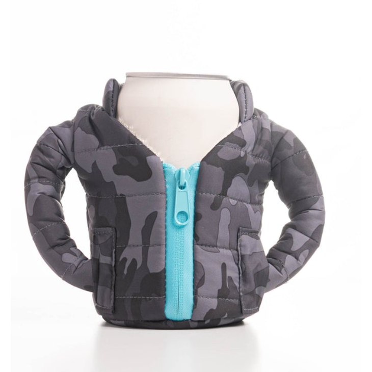 Camo Grey & Aqua