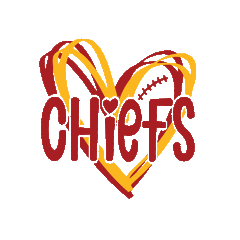 Chiefs Ribbon Shirt-White Long Sleeve.