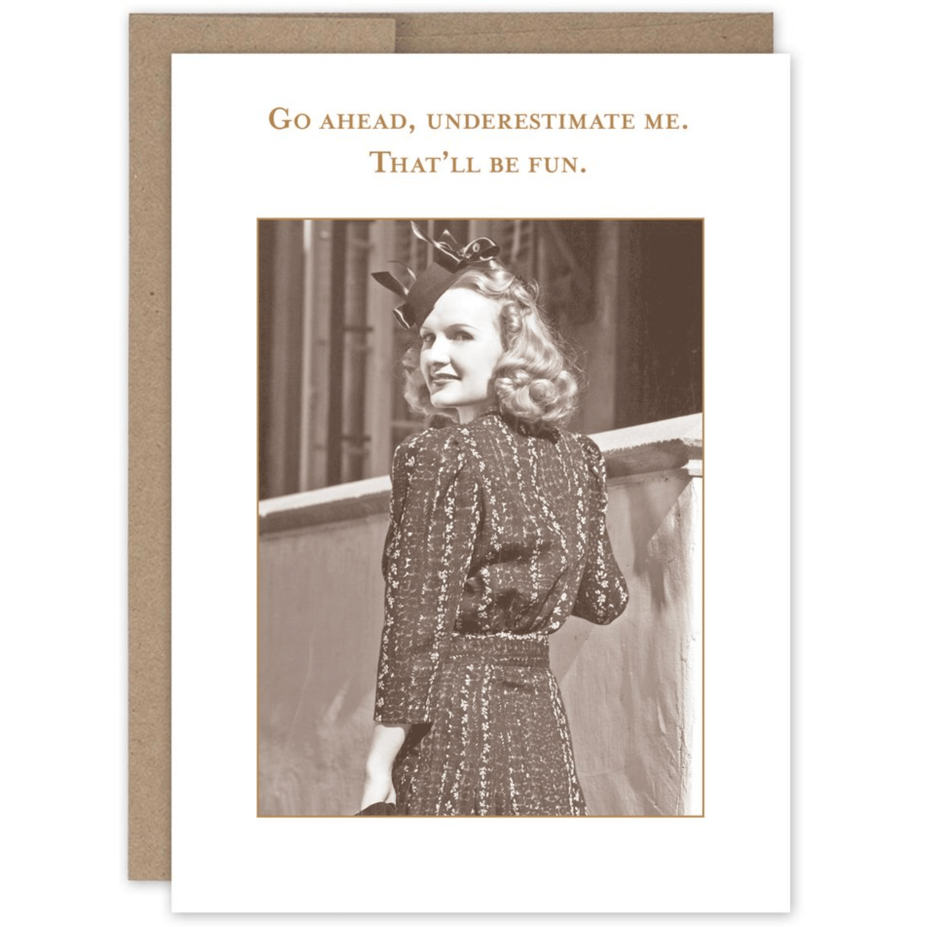 Go Ahead Underestimate Me - SM691 - White Farmhouse Flowers
