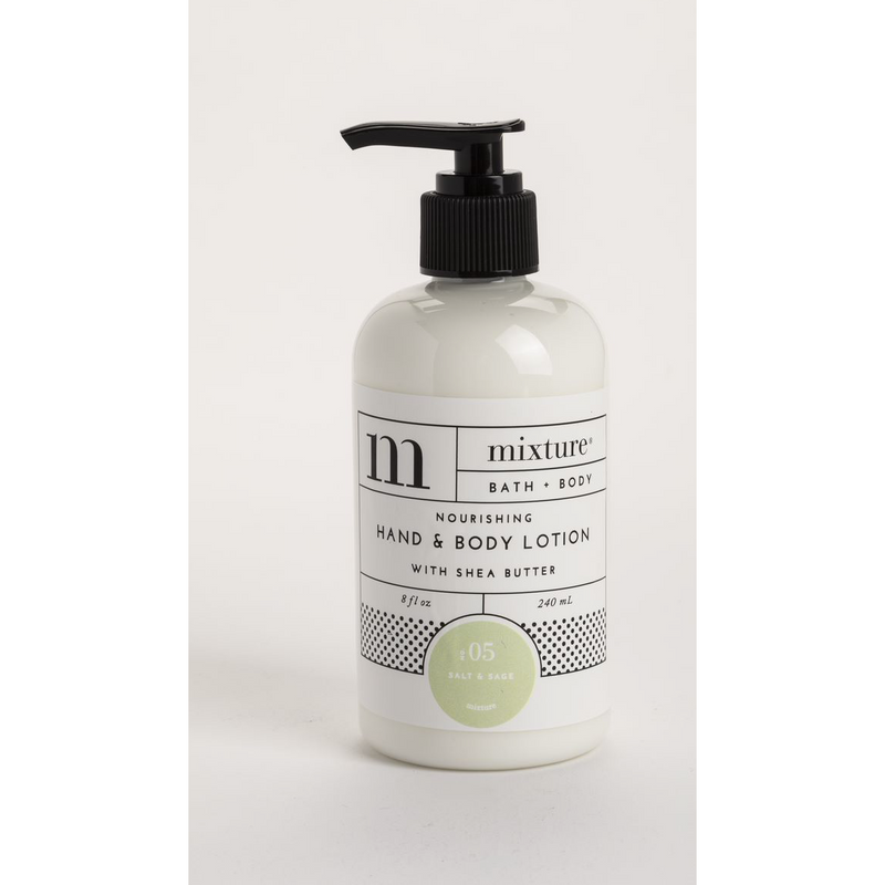 Salt and Sage Hand & Body Lotion.