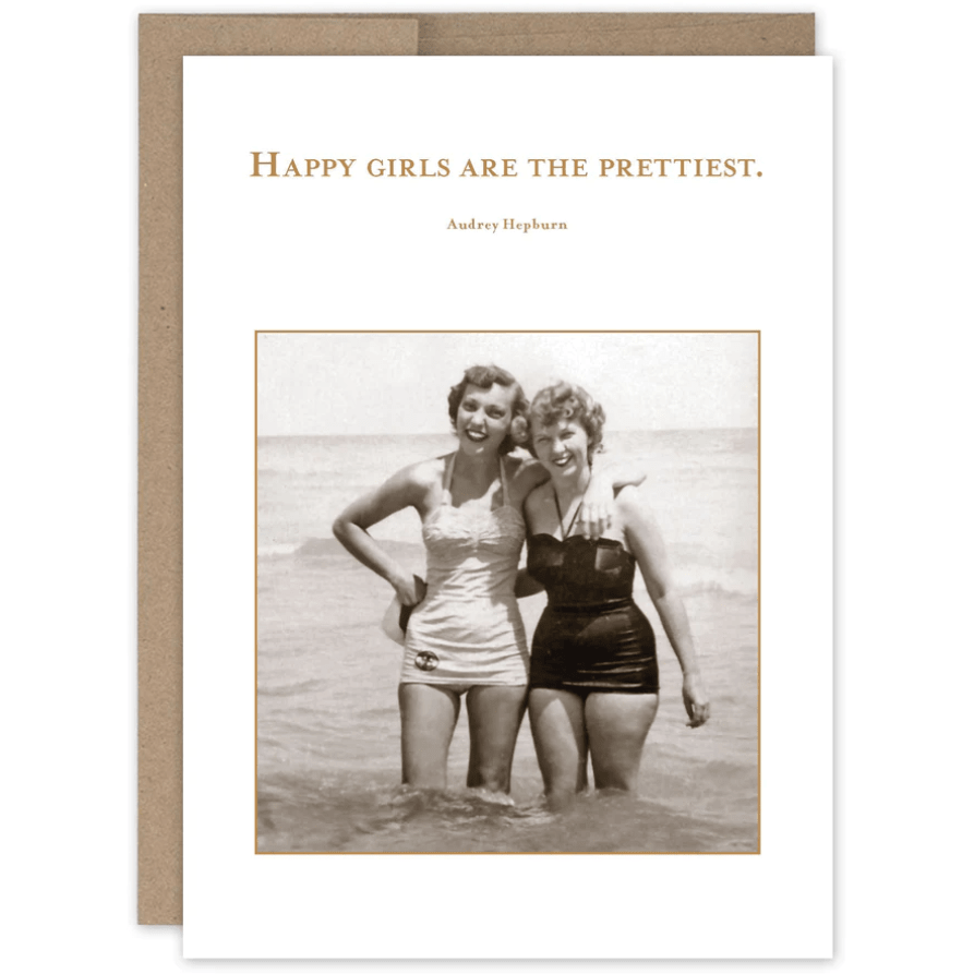 Happy Girls Birthday Card-Happy Girls Are the Prettiest
